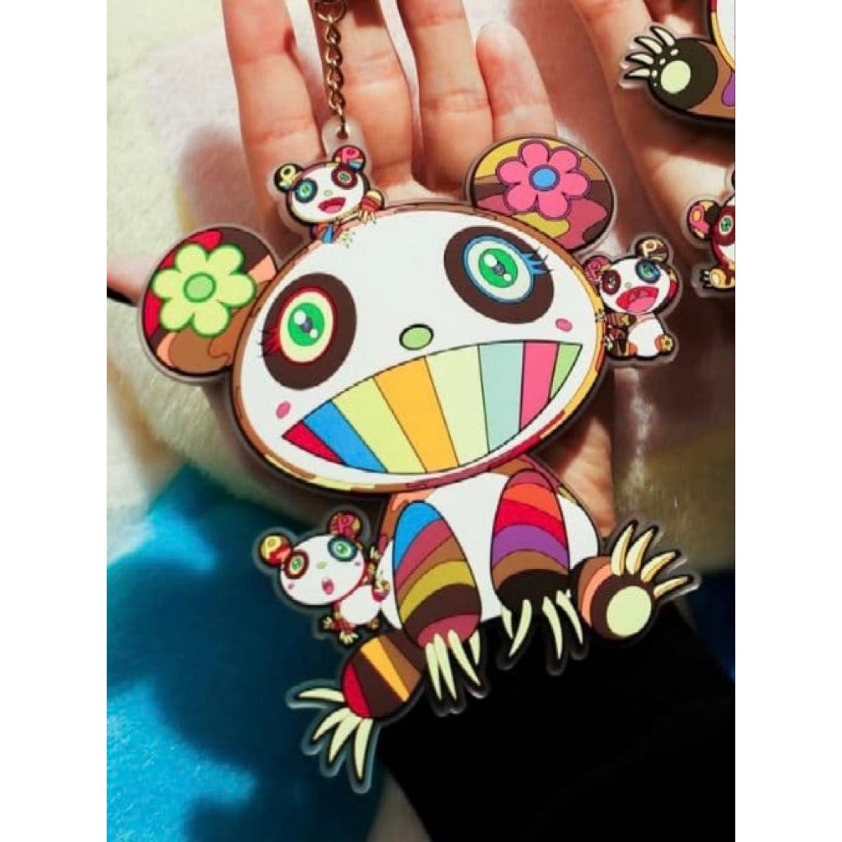 Used New item Takashi Murakami Panda Rubber Key Ring Kaikai Kiki New Genuine Guaranteed