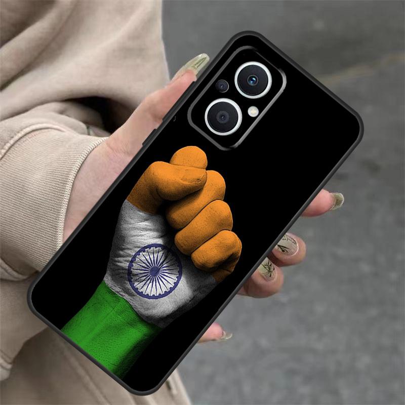 

India Indian Flag Case For OPPO Reno 7 8 Lite 10 11 12 13 14 Pro 8T 12F 13F 14F OPPO Find X8 X6 X9 Pro Cover OPPO Reno12