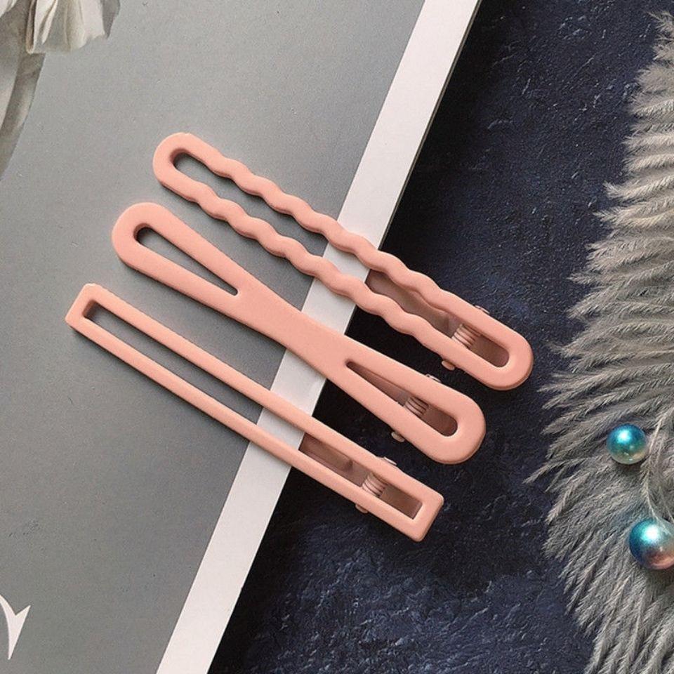 Clipsuri de păr mate Spot Morandi: Clipsuri Duckbill și agrafe Bobby pentru fete în culori macaron