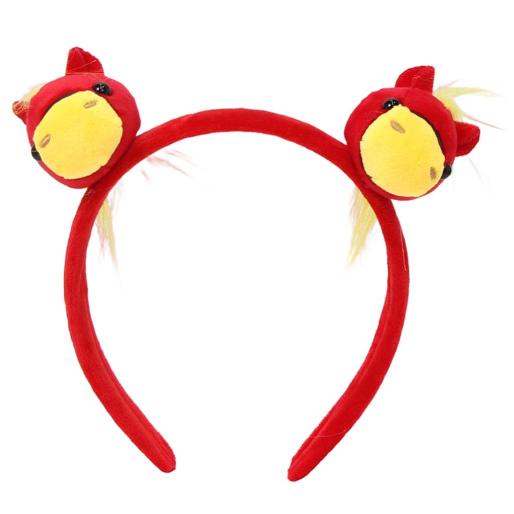 Masotte a Tema Fascia per Capelli in Crine di Cavallo Accessorio per Festa Fascia Comoda per Evento Festival Anno del Cavallo Raduno Copricapo