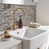 Waterproof Kitchen Backsplash Peel And Stick Backsplash 3D Brick Wall Panels Self Adhesive Bathroom Sticker Tile Faux Stone Wallpaper On