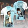 Nové 3D dárkové tričko Elvis Presley pro fanoušky Unisex S-235XL LW918