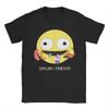 Smiling Friends Glep Flowers T Shirt Men Women Cotton Cool T-Shirt Round Neck Tee Shirt Short Sleeve Tops