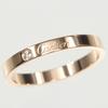 CARTIER C de Cartier engraved Ring K18 Pink Gold/diamond #11.5(US Size) 4.8g mens Used