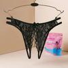 large buttocks sexy adult goods [REPROMGO] Lace, open-legged shorts, underwear, sexy, sheer, lingerie, size, T-back, extreme, seductive, cosplay,