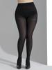 A PAIRS Transparent Black Solid Color Plus Size Pantyhose Ultra-thin Nylon Stocking Korea Slim High Quality Tights