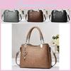 Chic Stone Pattern Handbag Stylish Versatile Mom Tote Bag With Spacious Design