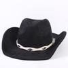 Popular European and American Classic Suede Western Cowboy Hat, Men's and Women's Fashion Big-brimmed Top Hat Shade
