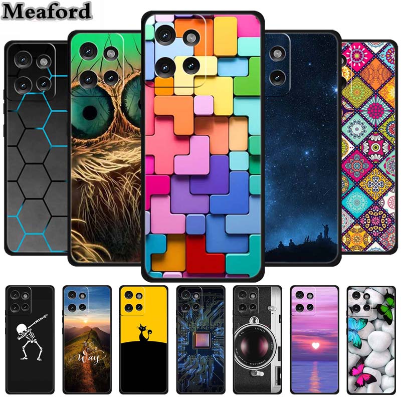 For Motorola Moto G75 5G Case Luxury TPU Soft Silicone Back Cover Phone Cases for MotorolaG75 Protective Lovely Bumper New Coque