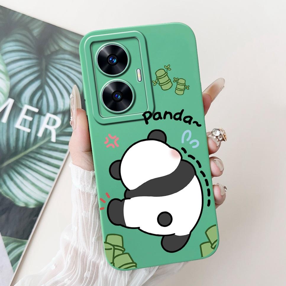 For Realme C55 6.72" Case New Cute Cartoon Print Soft Silicone Shockproof Cover For Oppo Realme C55 RMX3710 Bumper Phone Case