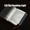 LED Flat Reading Lamp Panel Night Vision Reading Light Eye Protection Reading Light Usb Charging Student Night Book Lamp Indoor F17