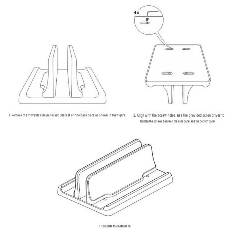 Vertical Laptop Stand for MacBook and Other Laptops