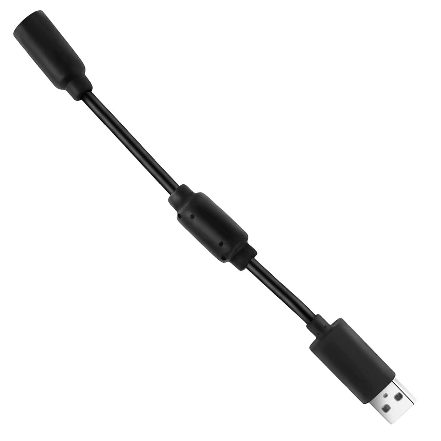2026 Серый подходит для кабеля-переходника для ручки XBOX 360 XBOX360 USB-кабель Игровые аксессуары чёрный