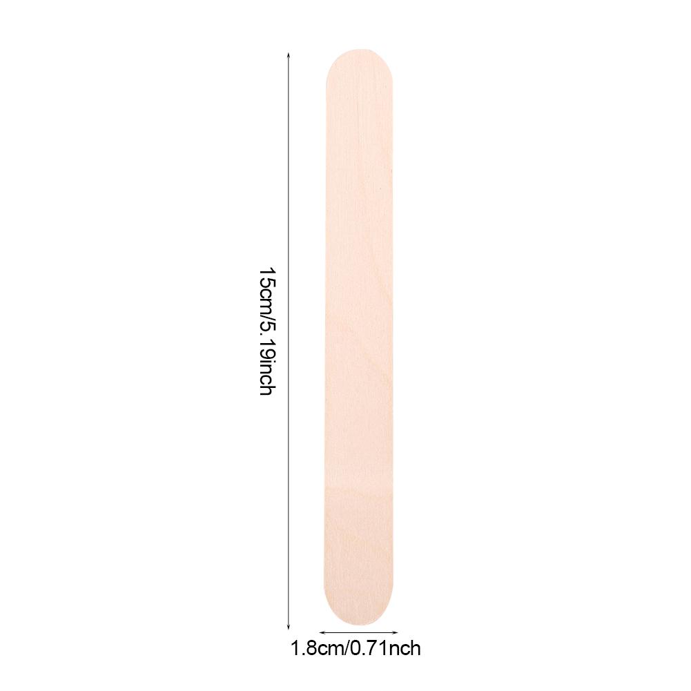 

50 шт., деревянный восковой шпатель, депрессор для языка, одноразовая маска для лица, крем для удаления волос, аппликатор