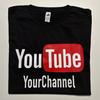 T-shirt Canale YouTube Personalizzato La Mia Maglietta Youtuber Vlogger Streamer - Merch Personalizzato