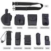 10In1 Tactical Security Duty Belts Multifunctional Gun Holster Flashlight Pouch Sets Utility Kit Belt Military Police Duty Belt