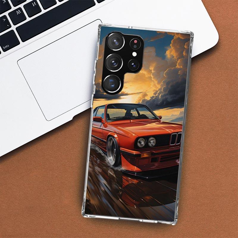 Custodia per Telefono Auto Classica Vintage Old Retro per Samsung Galaxy S24 S23 S22 Ultra S21 S20 Fe S10 Plus S10E S9 S8 + Shell Coque