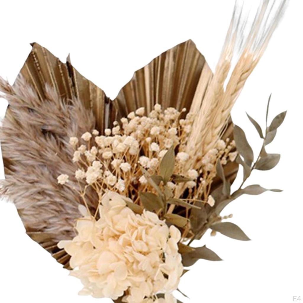 Natural Dried Flower Gift Home Floral Crafts Boho Pampas Grass Bouquet