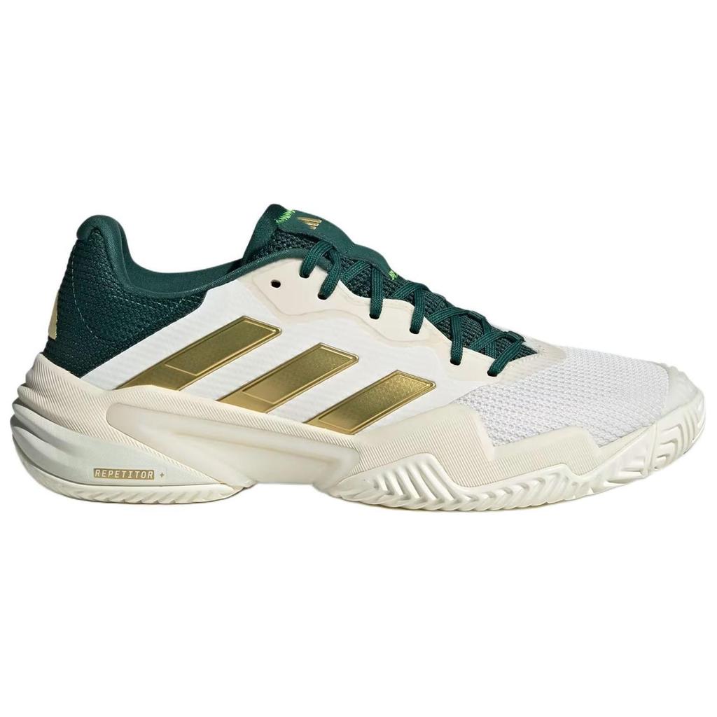 Adidas Barricade 13 Comfortable Durable Low-Top Tennis Shoes Men Sneakers White Green IH5140
