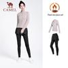 CAMEL Women's Fleece-Lined Yoga Sportswear Set