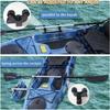 2x Summer Canoe Paddle Holder Track Mount Accessories Kayak Oar Holder Compatible for Fast Holding Paddle Fishing Gears