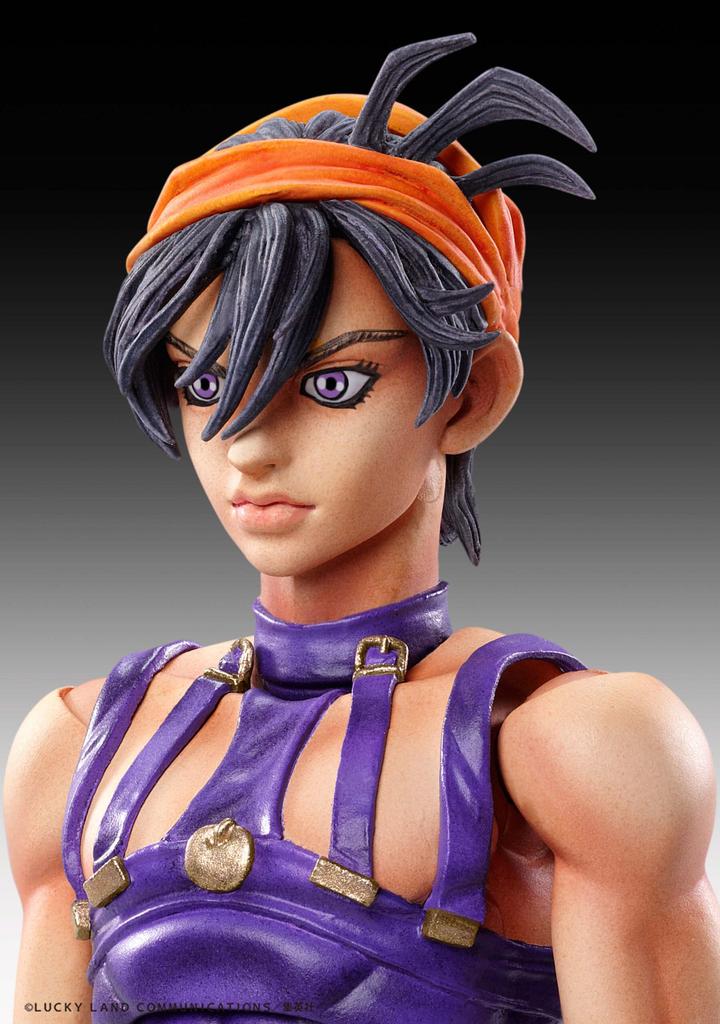 Medicos Entertainment Super Action Statue Ghirga from Bizarre Adventure Part Approximately 140mm PVC ABS Nylon Painted Movable Figure "Narancia & As"