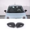 For Fiat 500 rearview mirror cover, car side rearview mirror protective case, decorative cover, ABS (change version) 2016 -2023