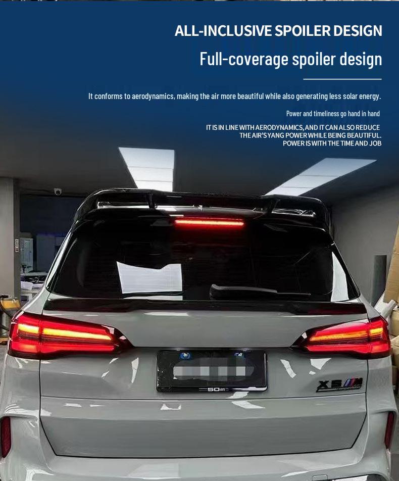 2021-2024 BMW X5 LD Carbon Fiber Rear Spoiler High-Performance Diffuser, Easy Install