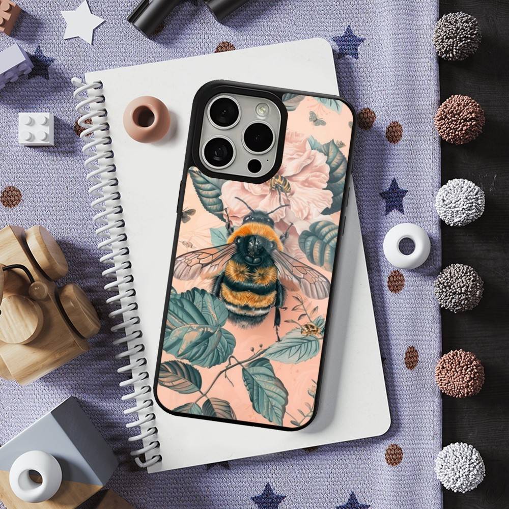 Biology Art Bugs And Insects For iPhone 15,Mini,13,Max,11,16,17,14,Plus,12,Pro,For Magsafe,Magnetic Wireless Charging Case