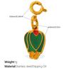 Small Fresh Pastoral Cute Vegetable Series Jewelry Buckle Pendant Stainless Steel DIY Bracelet Necklace Accessories