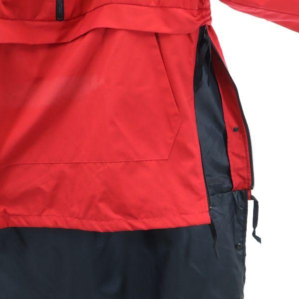 unused VAST222 18AW made in Japan Side zip Anorak Parker 2 Red Men's Used