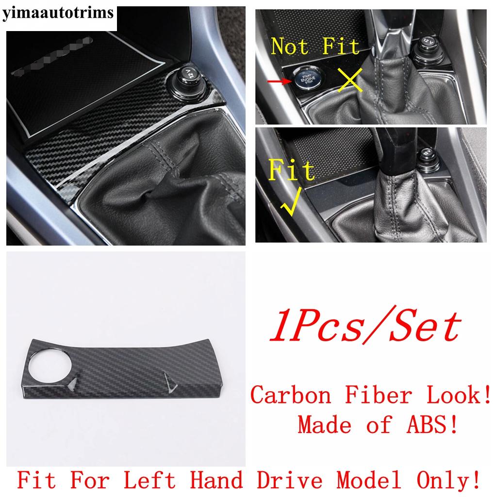 

Carbon Fiber Accessories For VW Volkswagen T-Cross T Cross - AC Handle Bowl Window Lift Steering Wheel Gear Cover Trim Model D