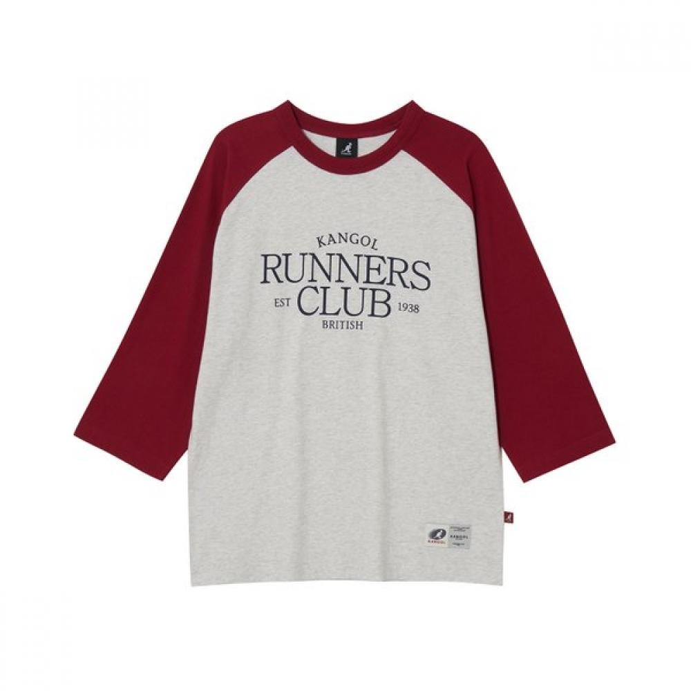 Kangol AThleTic Raglan Sleeve T shirT Burgundy  kreclT35340 M