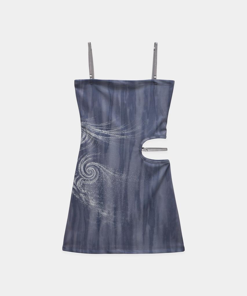 Etosome Side Cut-Out Mini One-Piece (Charcoal)