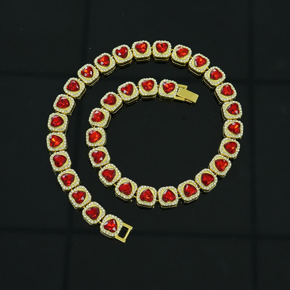 

Love Rock Candy 12,5 мм кубинское ожерелье на руку, европейские и американские модные мужские аксессуары в стиле хип-хоп