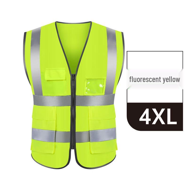Multi-Pocket Reflective Safety Vest