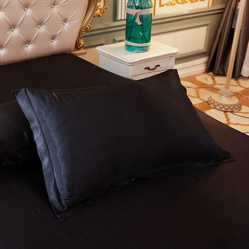 

1 шт. Искусственная шелковистая наволочка из тутового шелка, наволочка, чехол, атлас, домашний текстиль, постельные принадлежности, гостиничные наволочки 48cmX74cm 1pcs