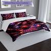 3pcs Custom Name Ninja Dreams Printed Bedding Set Duvet Cover Closure Includes 1 Duvet Cover & 2 Pillowcases, Soft and Comfortable for All Seasons.