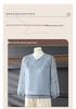 Spring-Autumn Knit Top: Fashionable Seven-Point Sleeve for Middle-Aged and Elderly Women