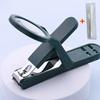 Magnifying Nail Clippers for Seniors with Cleaning Rod, 1pc, Suitable for Both Toenails And Fingernails