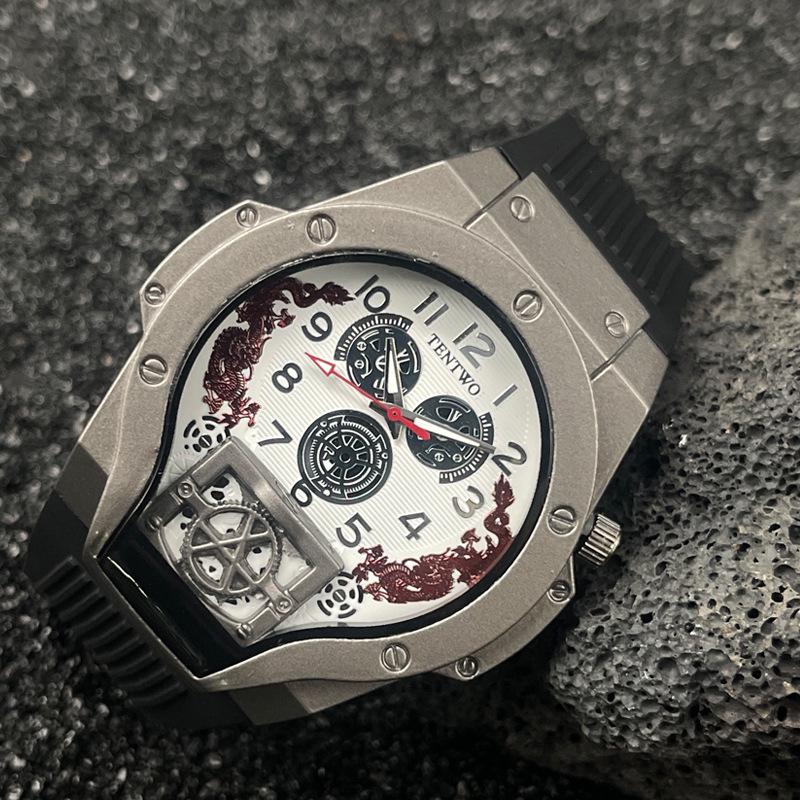 Jason Statham-Inspired Men's Silicone Quartz Watch - Fashion Trend