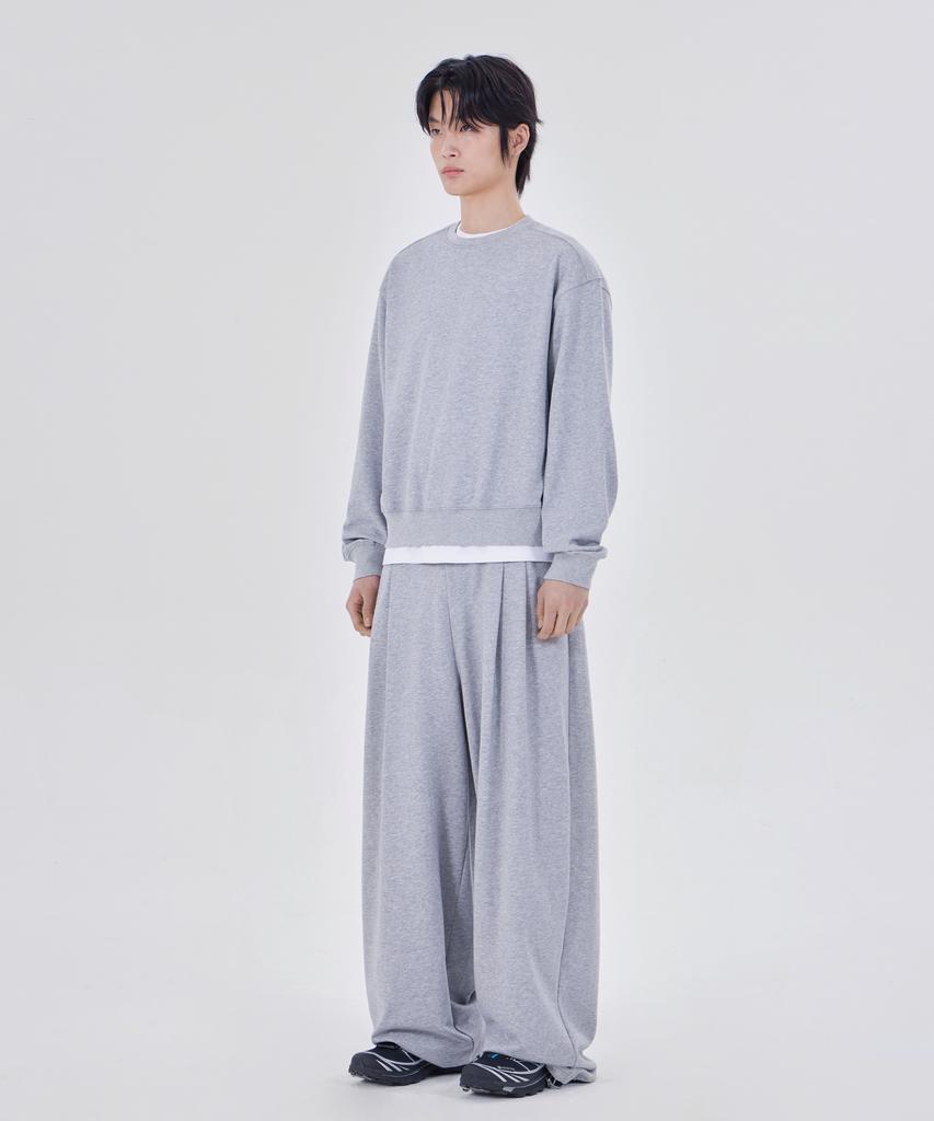 GLW Comfort Wide Two-Pleat Sweatpants Gray