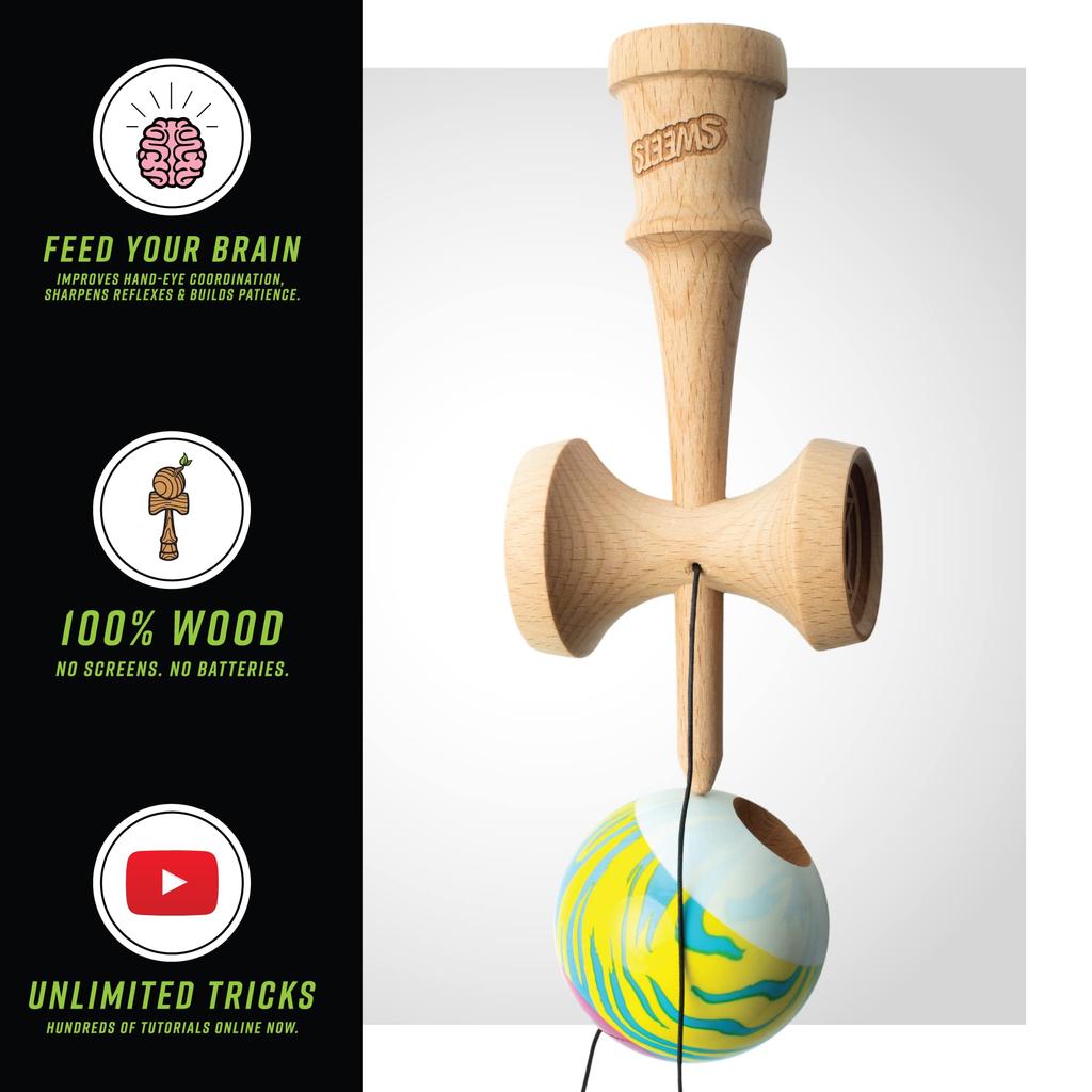 Sweets Kendamas PRIME GRAIN SPLIT 2.0 CMYK