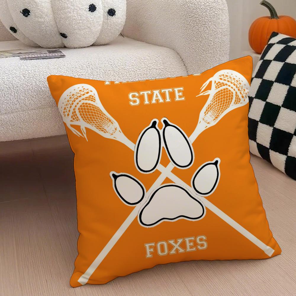 AFTG All for The Game Pillow Case Anti-dustmite Pillowcase Invisible Zipper Silky Short Plush Sofa Cushion Cover