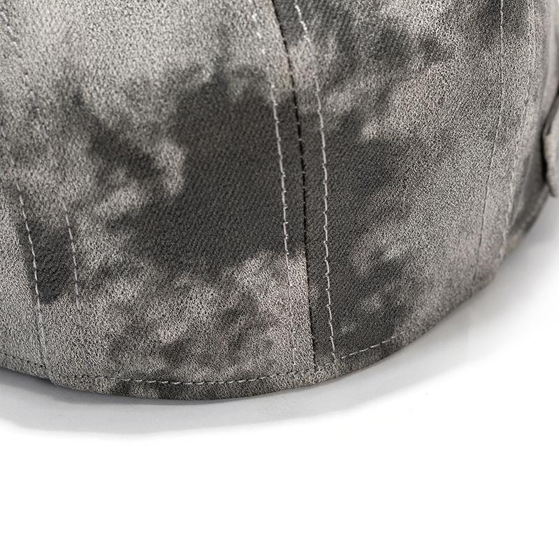 Cap Beret Autumn Winter Thick Warm Forward Cap Men Big Head Circumference Newsboy Cap