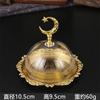 Metal Dessert Plate Transparent Acrylic Cover Dim Sum Dish Pastry Plate Bread Plates Fruit Tray Salad Bowl Snack Bowl Candy Dish