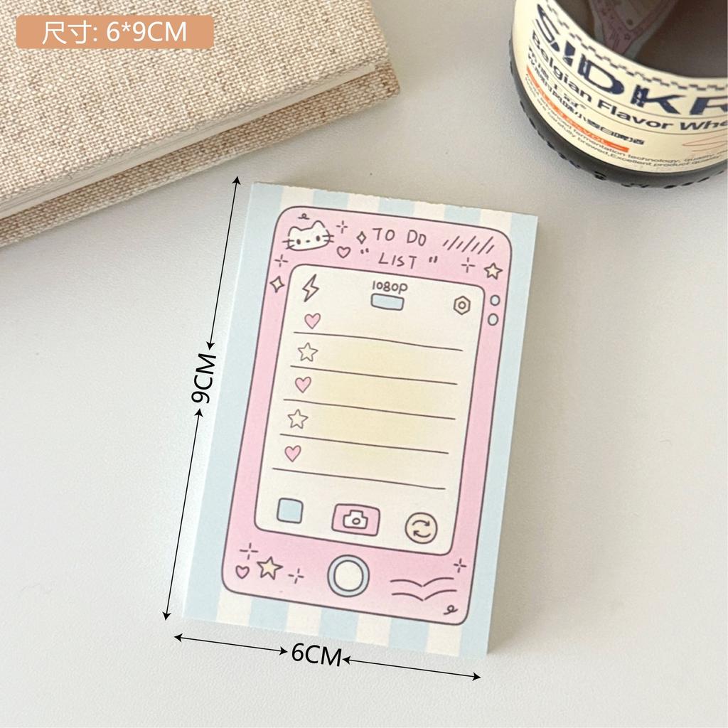 Memo Pads For Students Non-Sticky Non-Sticky Notepads Romantic Notepads Adorable Cute Mini Notepads For School Journaling