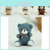 Adorable Cartoon Teddy Bear Plush Keychain Soft Stuffed Animal Gift For Kids