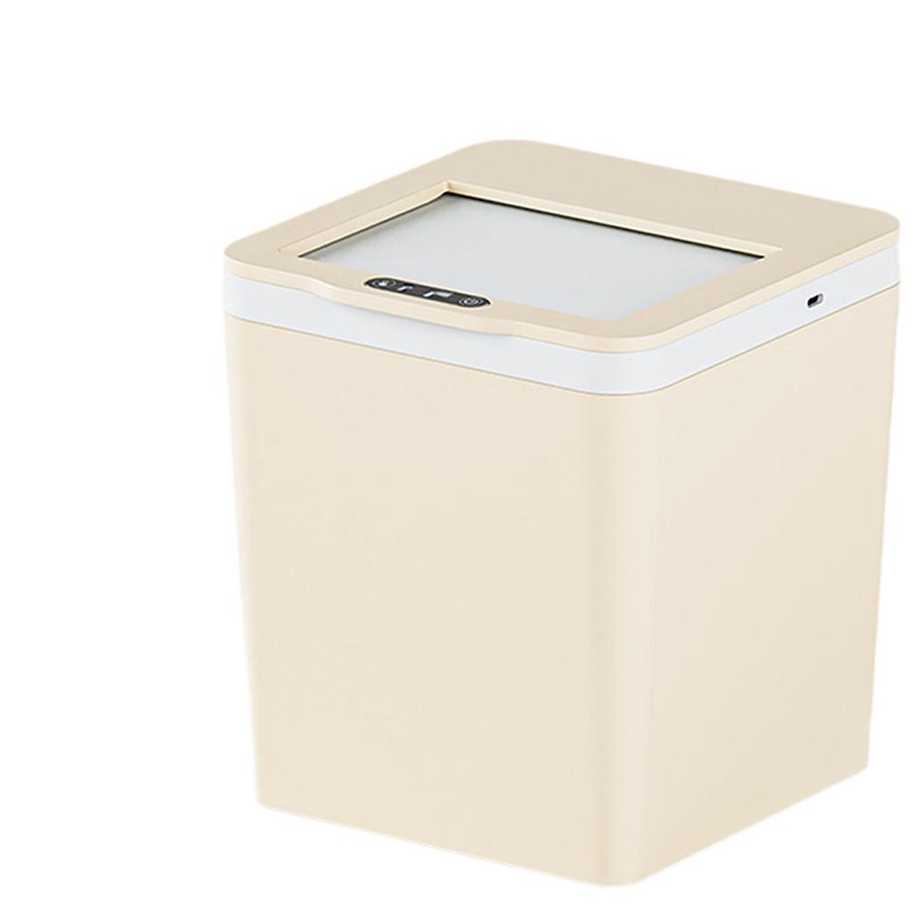 Automatic Garbage Bin Sensor Lid Mini Smart Trash Can Sturdy Plastic Covered Waste Container for Home Office