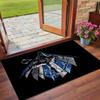 Anti‑Slip Crystal Velvet Floor Rug, Assassins Creed Design Carpet for Indoor Living Bedroom Home Decoration